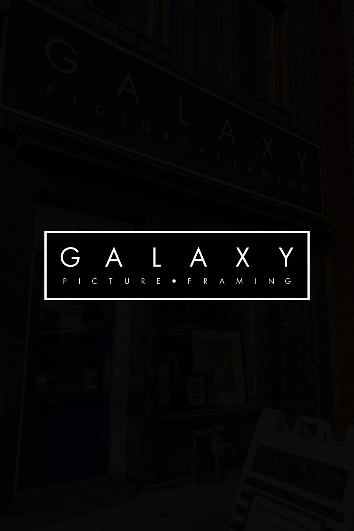 Galaxy Picture Framing