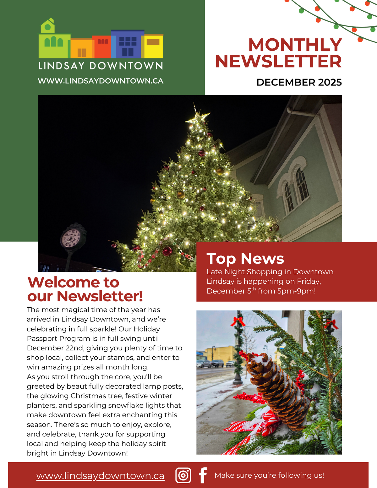 December 2025 Newsletter hero
