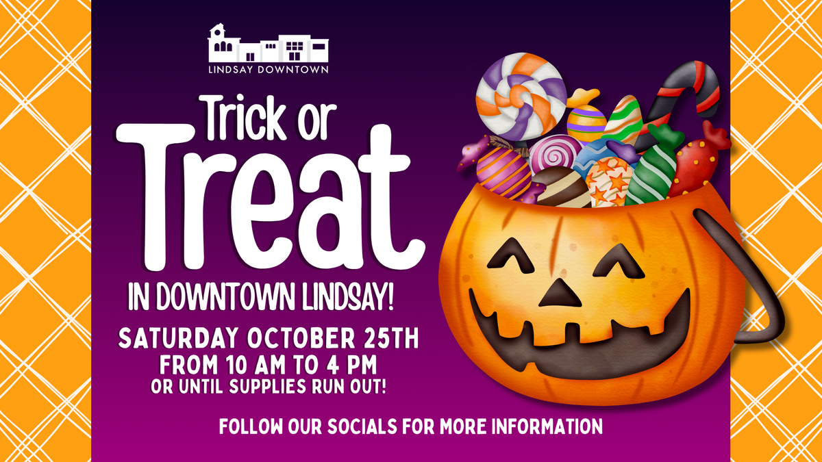Trick or Treat in Downtown Lindsay hero