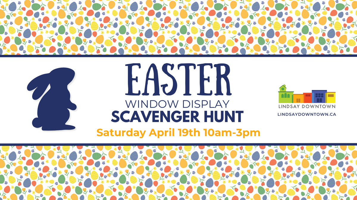 Easter Window Display Scavenger Hunt 2025 hero
