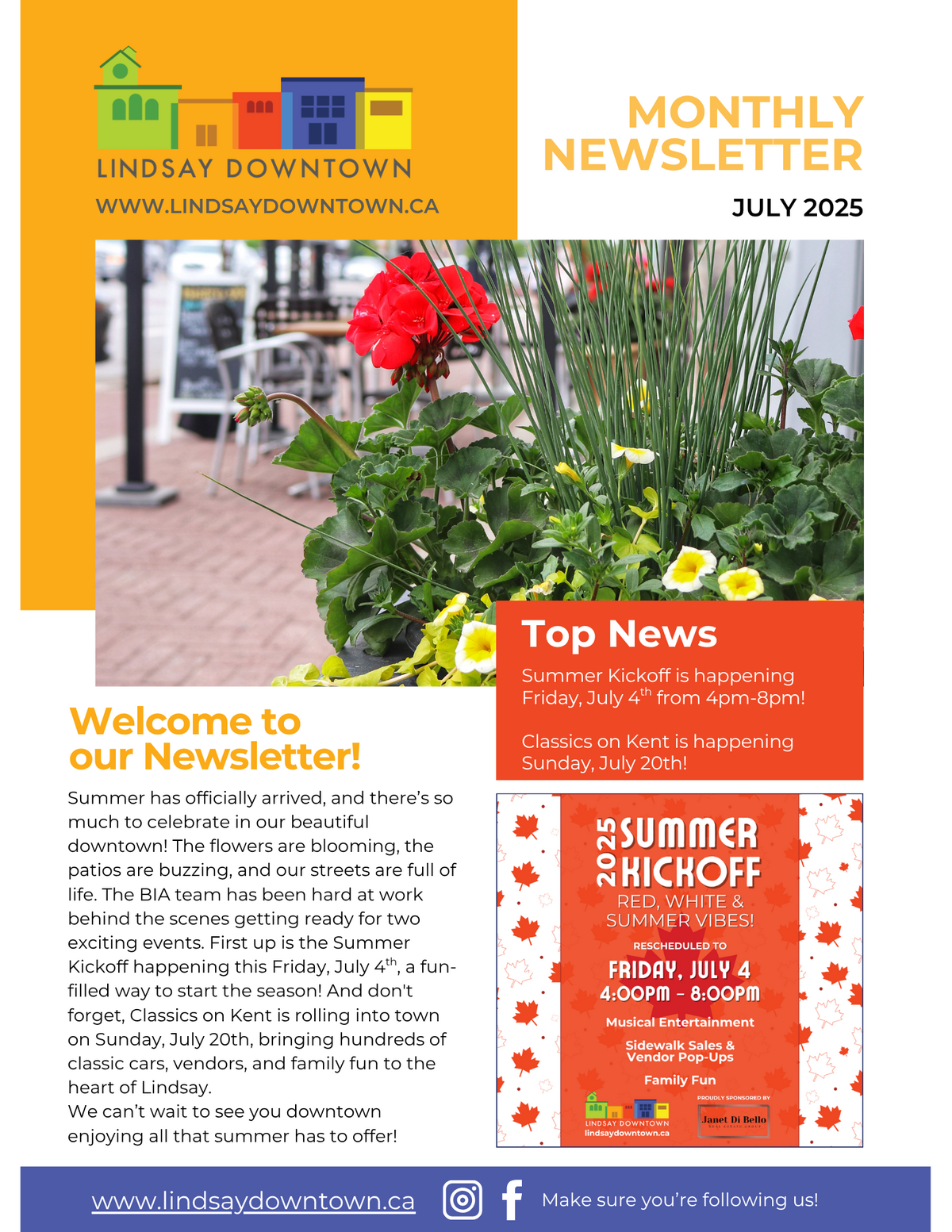 July 2025 Newsletter hero