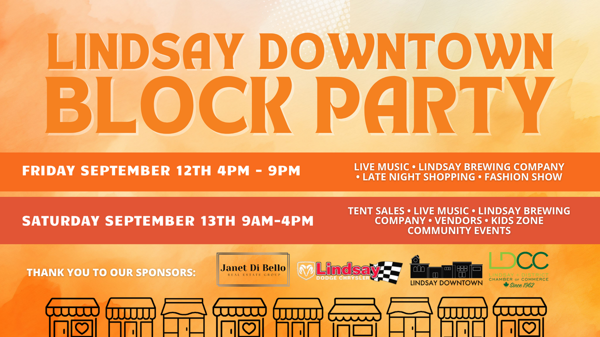 Lindsay Downtown Block Party hero