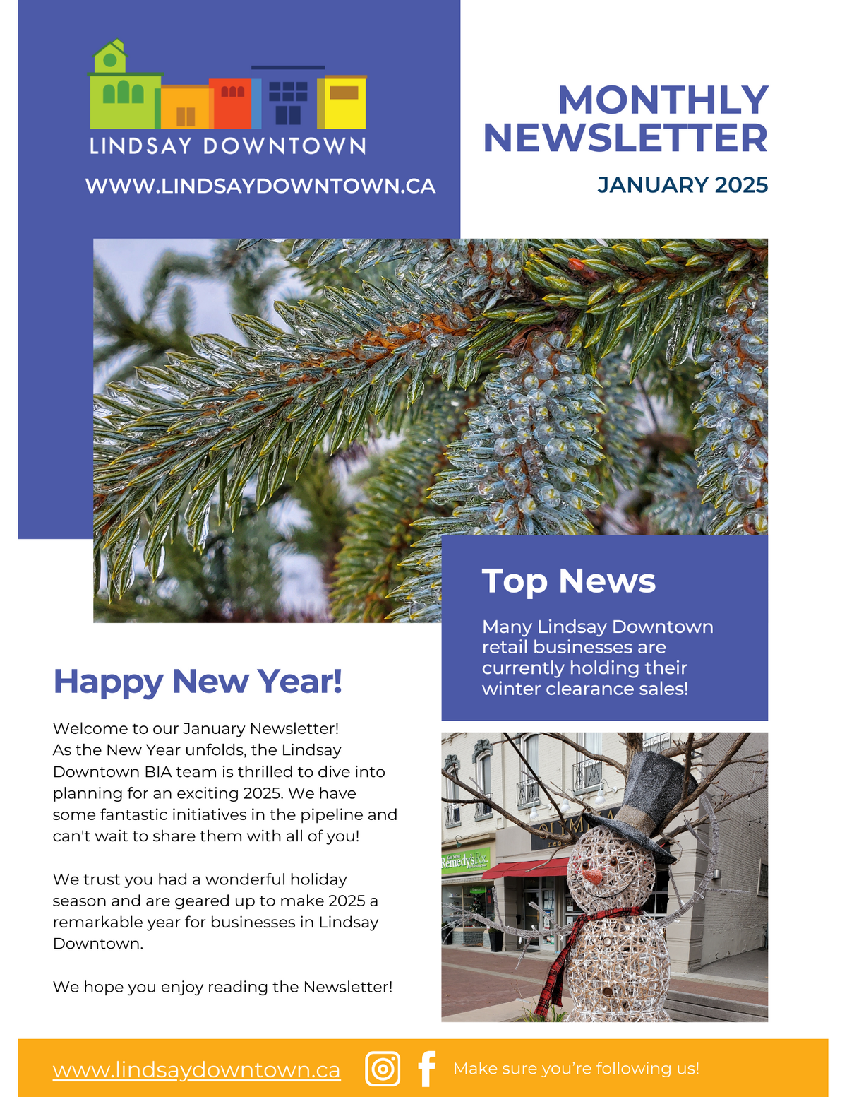January 2025 Newsletter hero